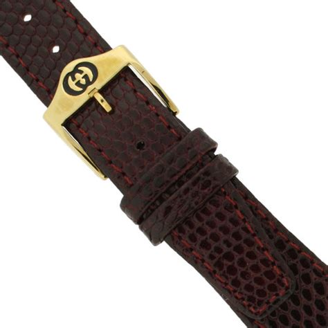 gucci watch leather strap 19mm|Gucci leather watch strap replacement.